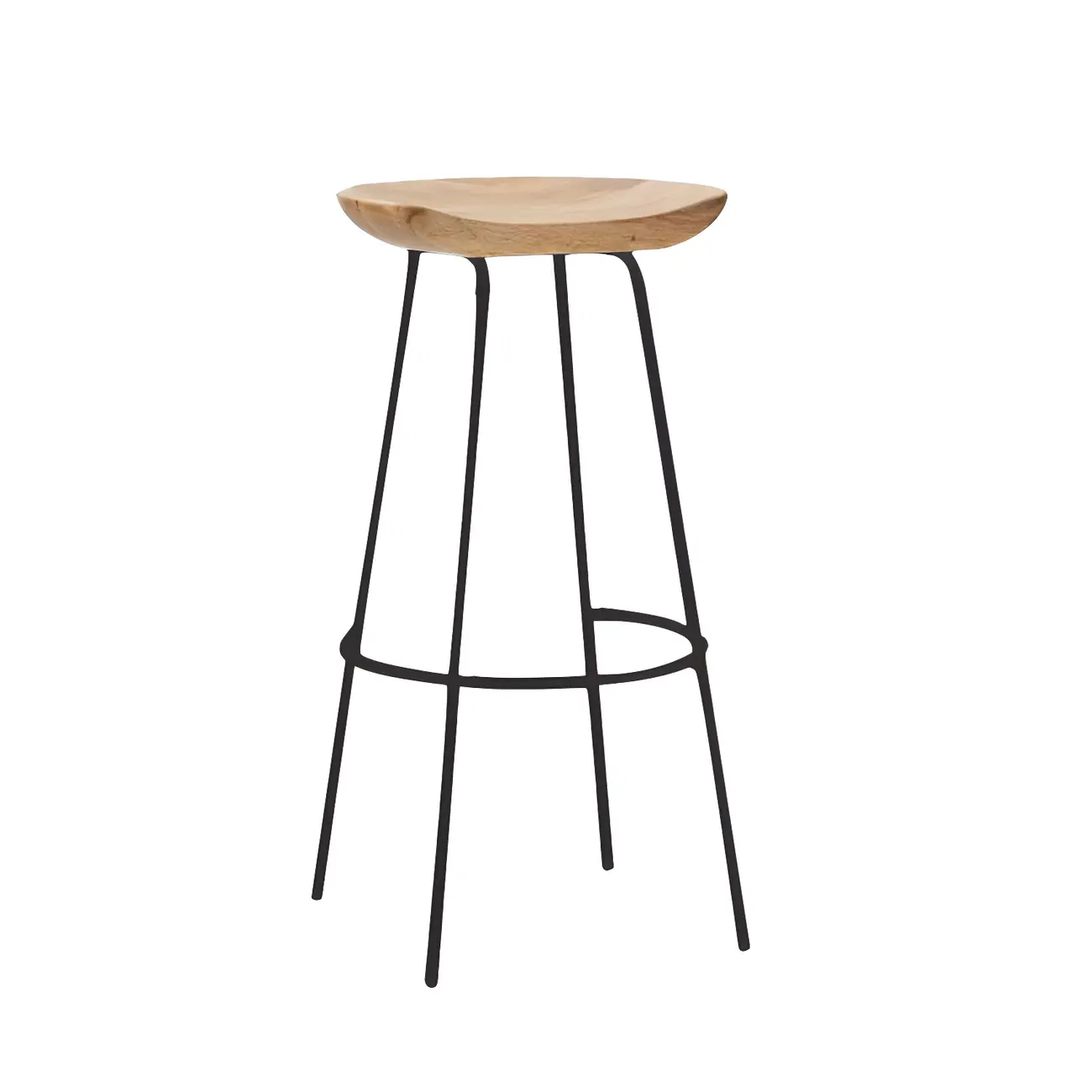 Modern Solid Wood Counter Height Bar Stools Image - 28 | homeyfad