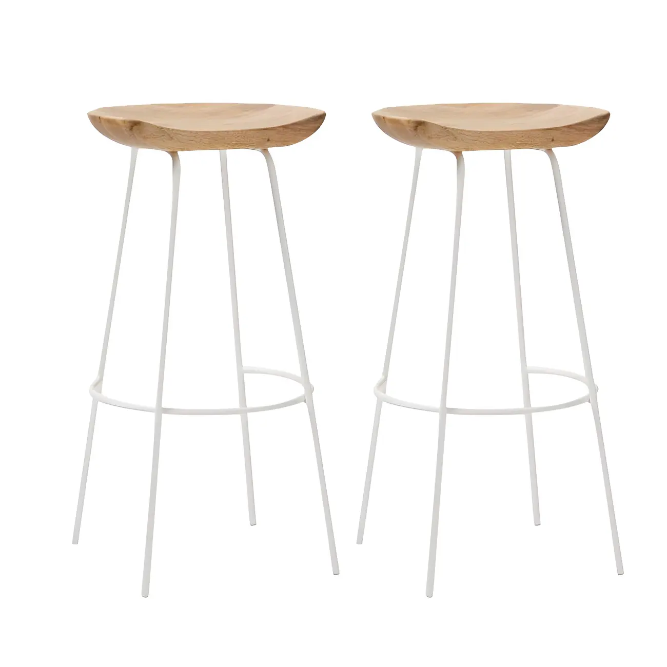 Modern Solid Wood Counter Height Bar Stools Image - 37 | homeyfad