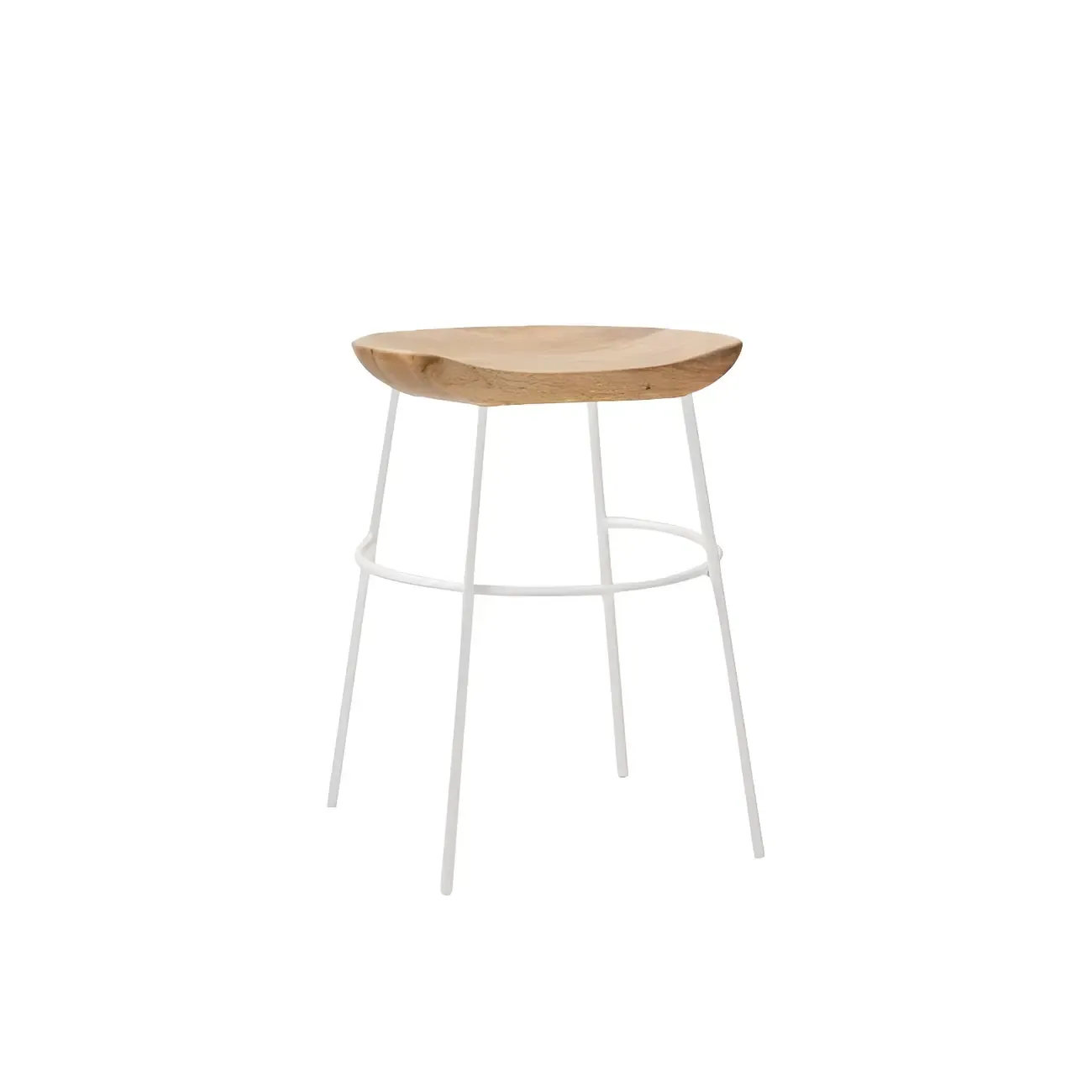 Modern Solid Wood Counter Height Bar Stools Image - 40