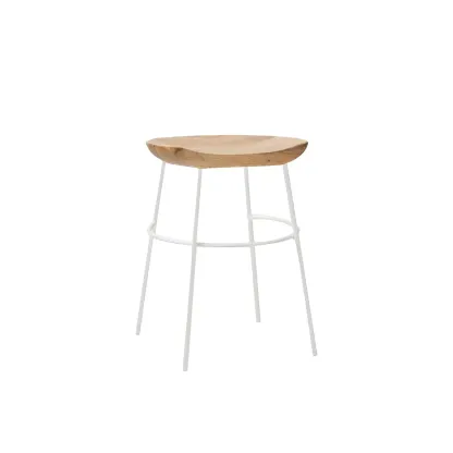 Modern Solid Wood Counter Height Bar Stools Image - 40