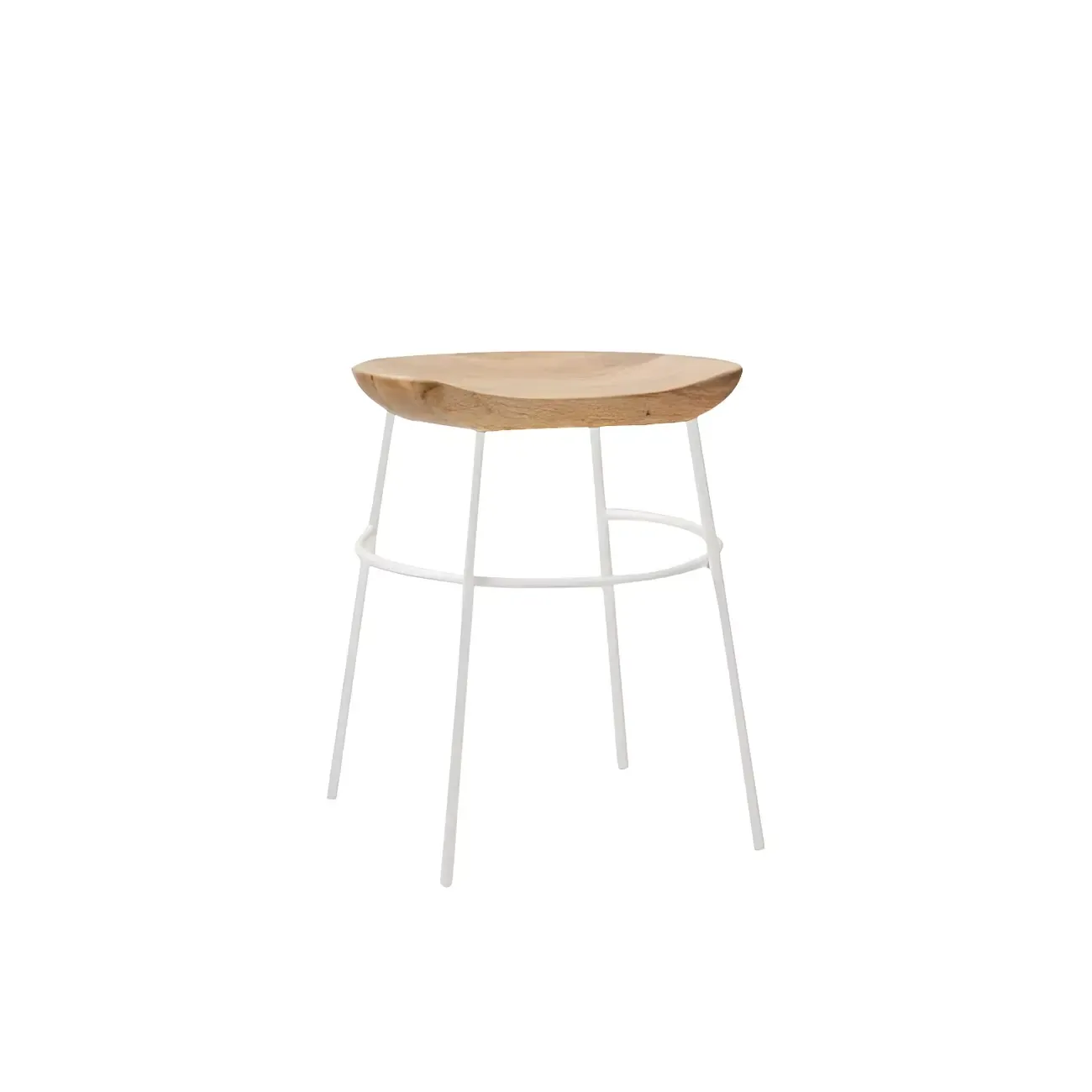 Modern Solid Wood Counter Height Bar Stools Image - 42