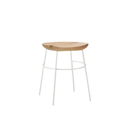 Modern Solid Wood Counter Height Bar Stools Image - 42