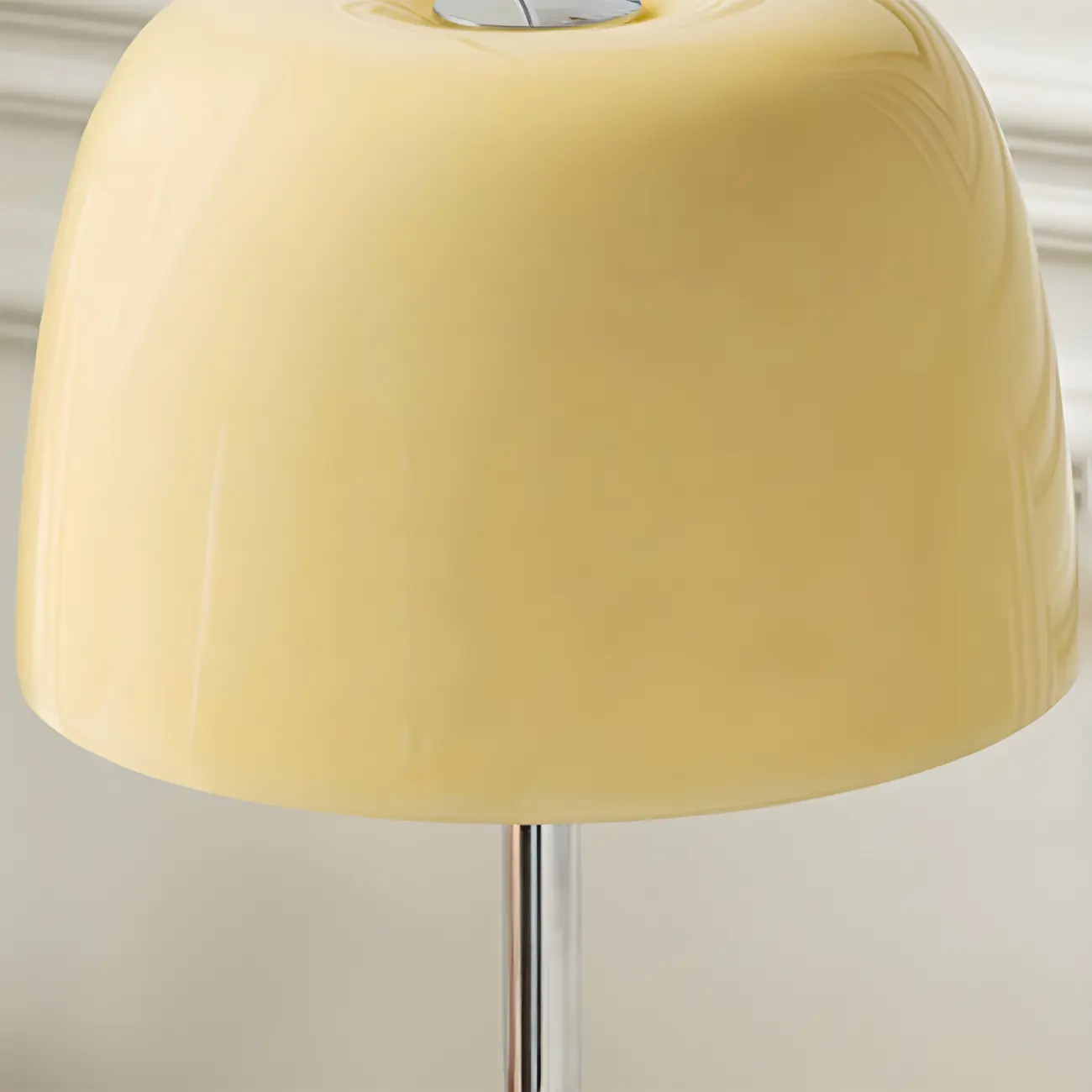 Nordic Modern Tripod Silver and Glass Table Lamp in Metal Base Image - 10 | homeyfad