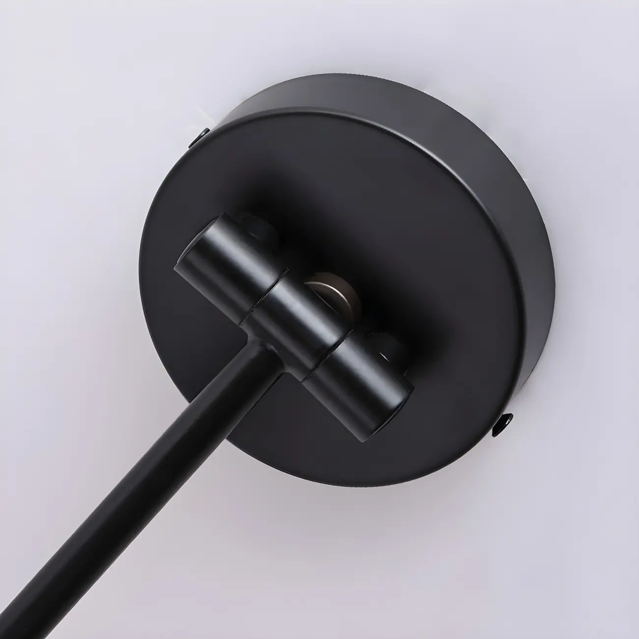 Modern Metal Black Cone Swing Arm Wall Light Image - 13 | homeyfad