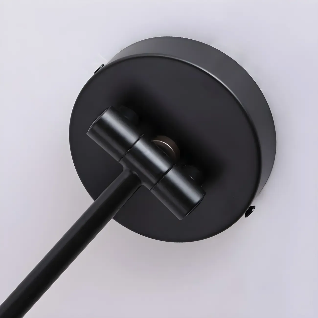 Modern Metal Black Cone Swing Arm Wall Light Image - 13