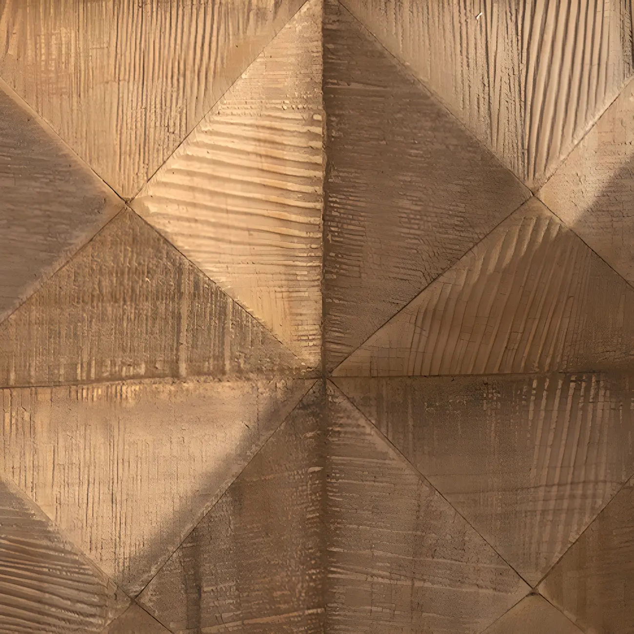 Elegant Geometric Wooden Block Accent Side Table Image - 15 | homeyfad