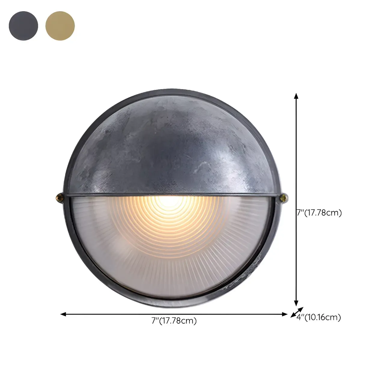 Modernism Wall Sconce Waterproof Outdoor Sconce Light Fixture #size