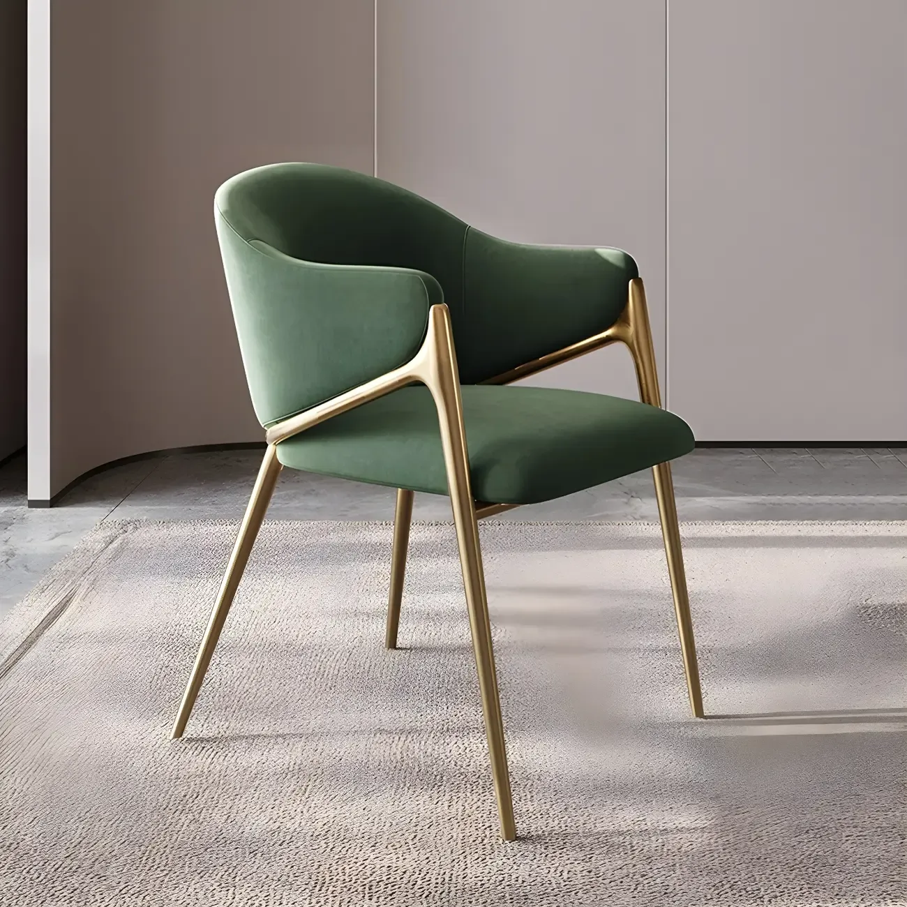 Contemporary Sherpa Low Back White Dining Chairs Set Of 2 Image - 21