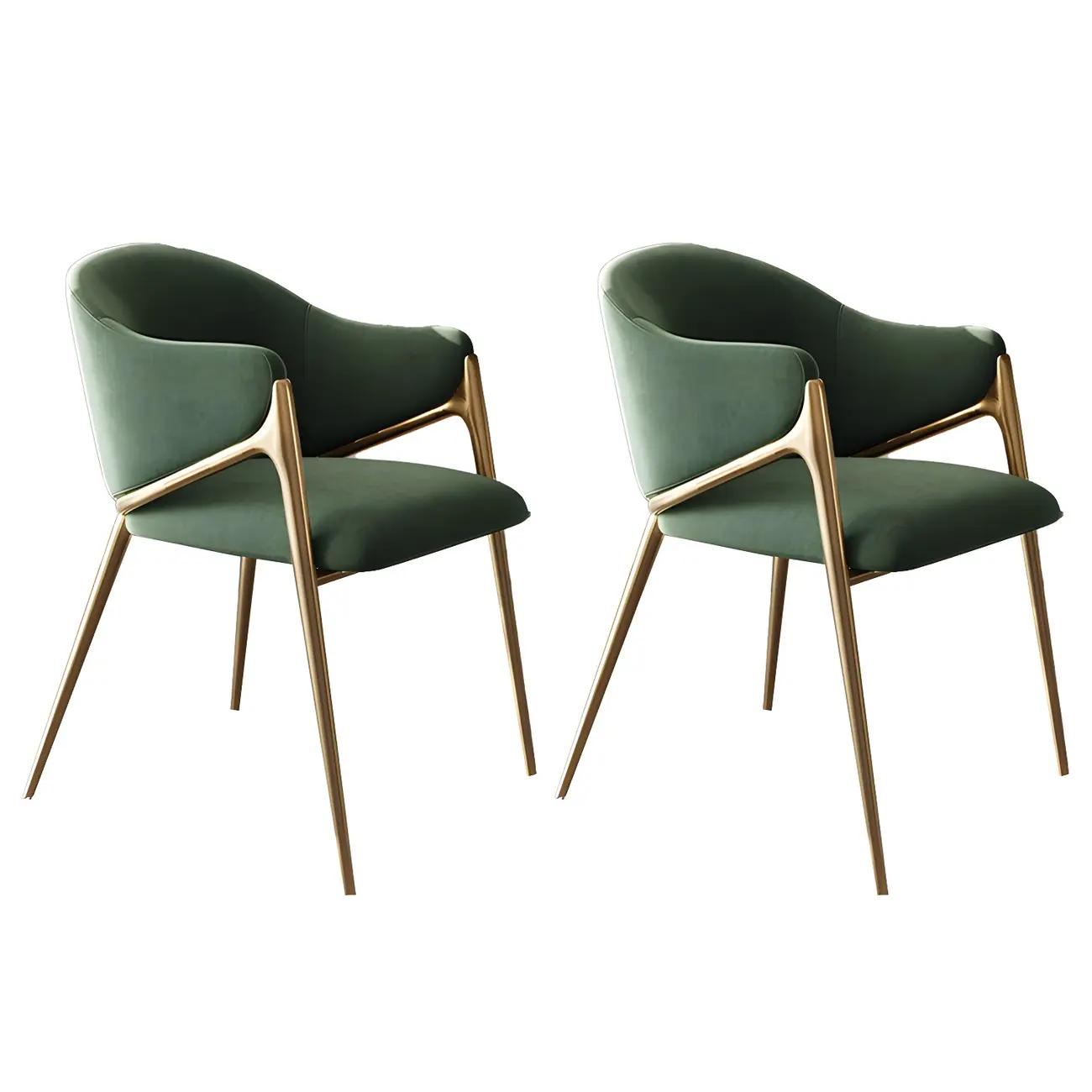 Contemporary Sherpa Low Back White Dining Chairs Set Of 2 Image - 22 | homeyfad