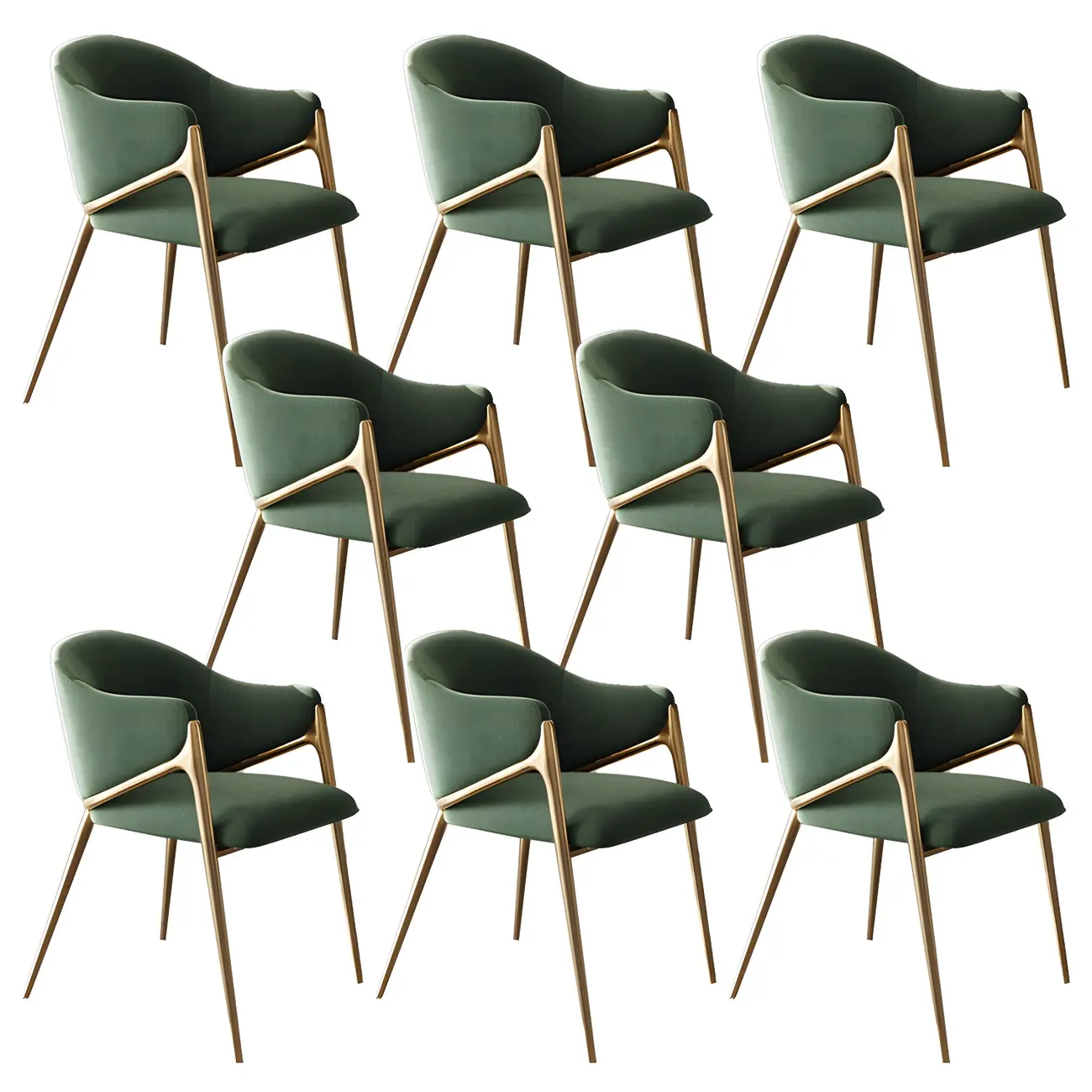 Contemporary Sherpa Low Back White Dining Chairs Set Of 2 Image - 25 | homeyfad