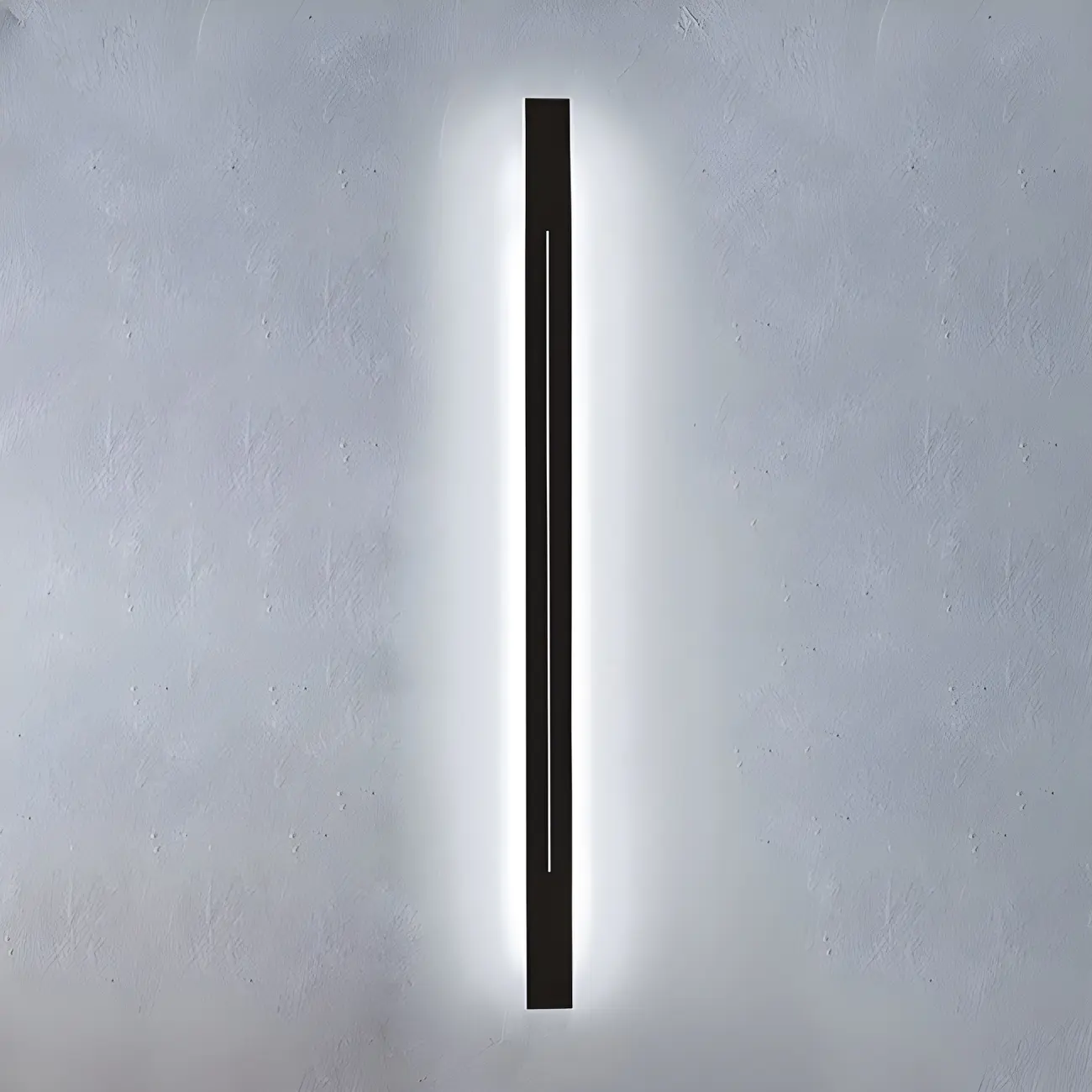 Simplicity Bar-Shape Black LED Wall Mount Lamp for Living Room  Image - 7 | homeyfad