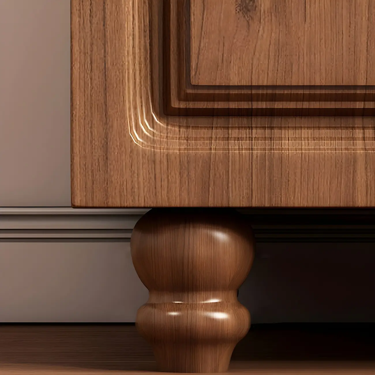 Vintage Nut-Brown Wooden Dressers & Chests with Drawers Image - 14 | homeyfad