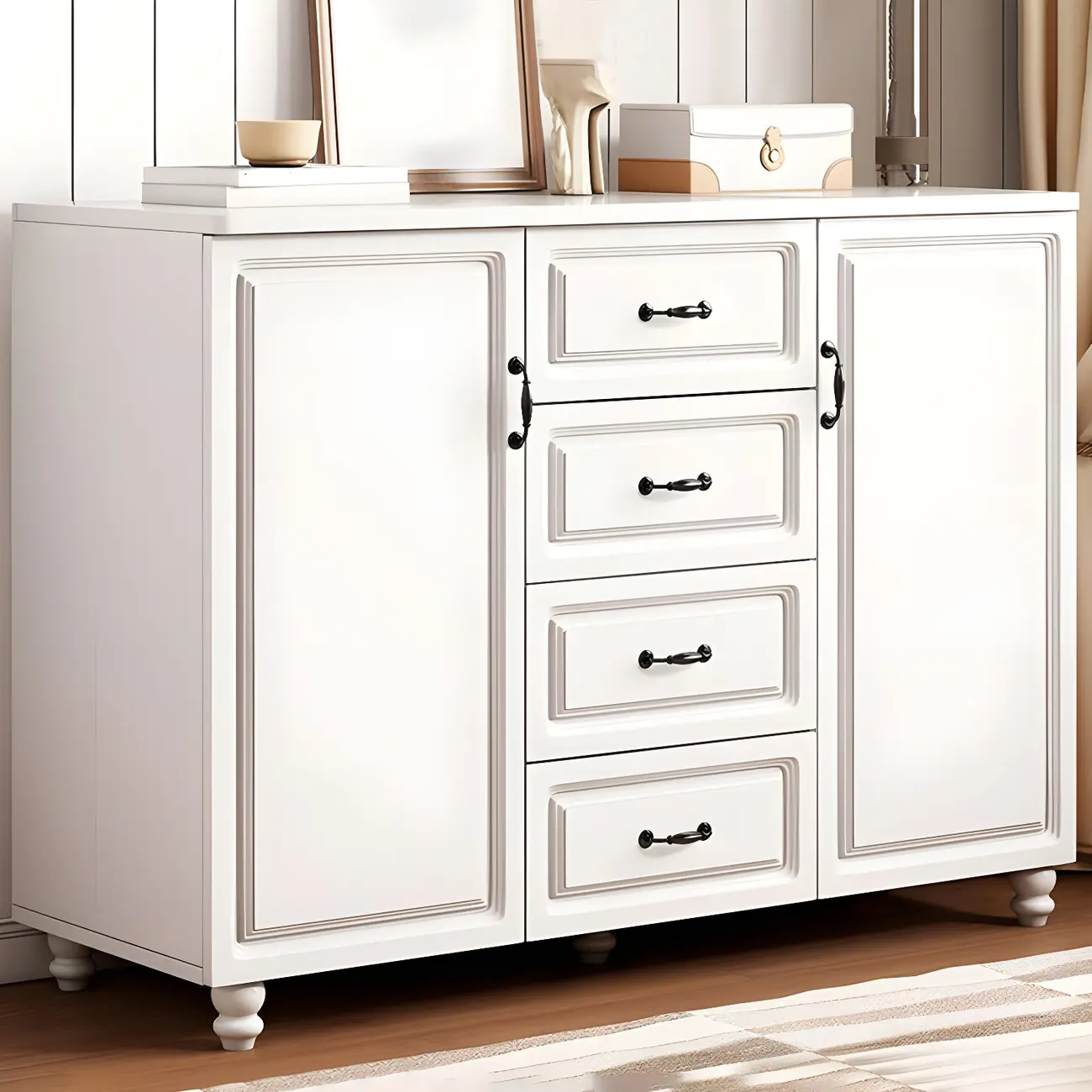 Vintage Nut-Brown Wooden Dressers & Chests with Drawers Image - 19 | homeyfad