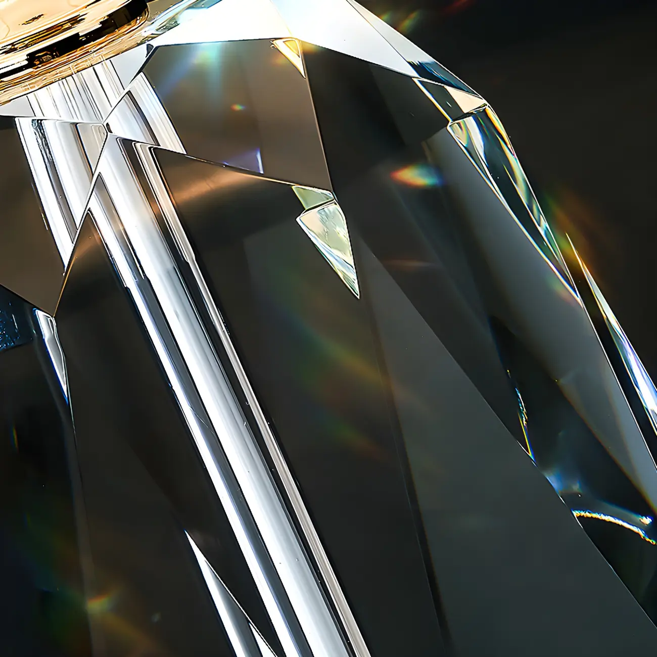 Luxury Crystal Base LED Fabric Table Lamp for Residential Use Image - 5 | homeyfad