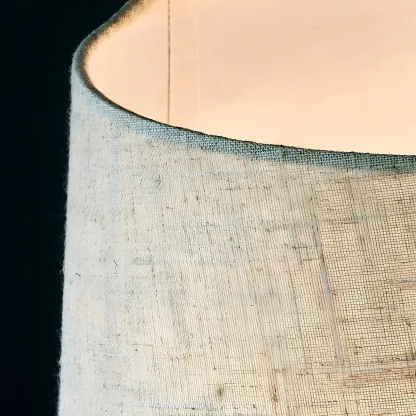 Luxury Crystal Base LED Fabric Table Lamp for Residential Use Image - 6