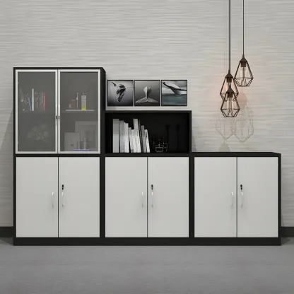 Modern Metal Filing Cabinets with Lock for Office Use Image - 1