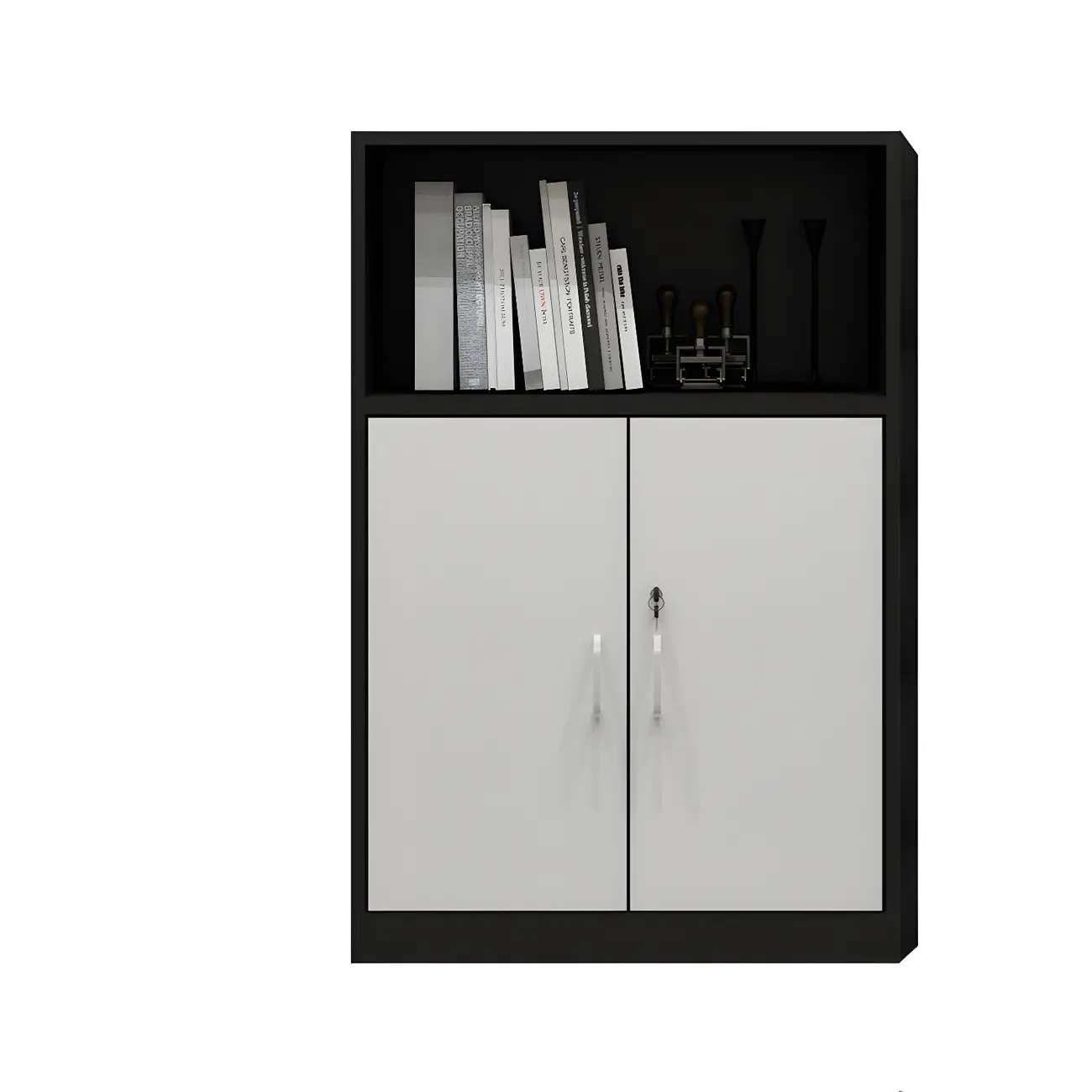 Modern Metal Filing Cabinets with Lock for Office Use Image - 2 | homeyfad