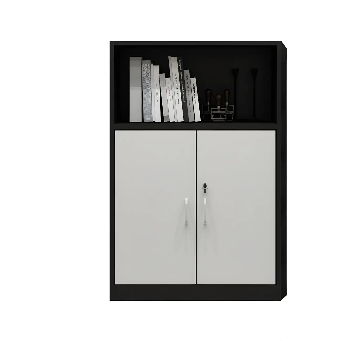 Modern Metal Filing Cabinets with Lock for Office Use Image - 2