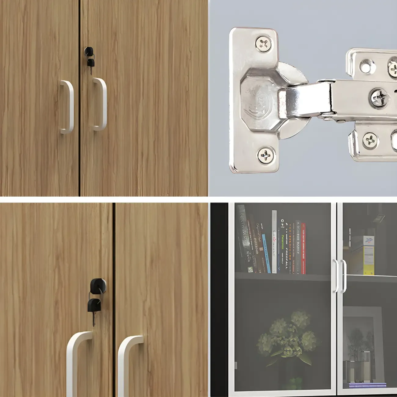 Modern Metal Filing Cabinets with Lock for Office Use Image - 11