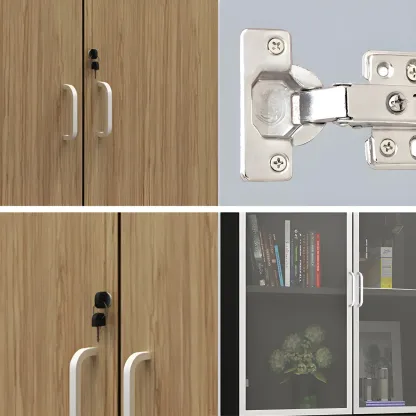 Modern Metal Filing Cabinets with Lock for Office Use Image - 11
