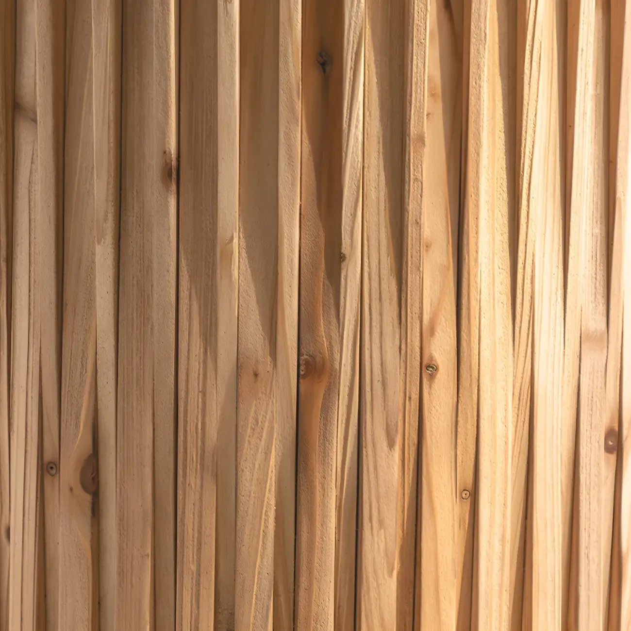 Round Drum Rustic Wooden Side Table with Natural Finish Image - 13