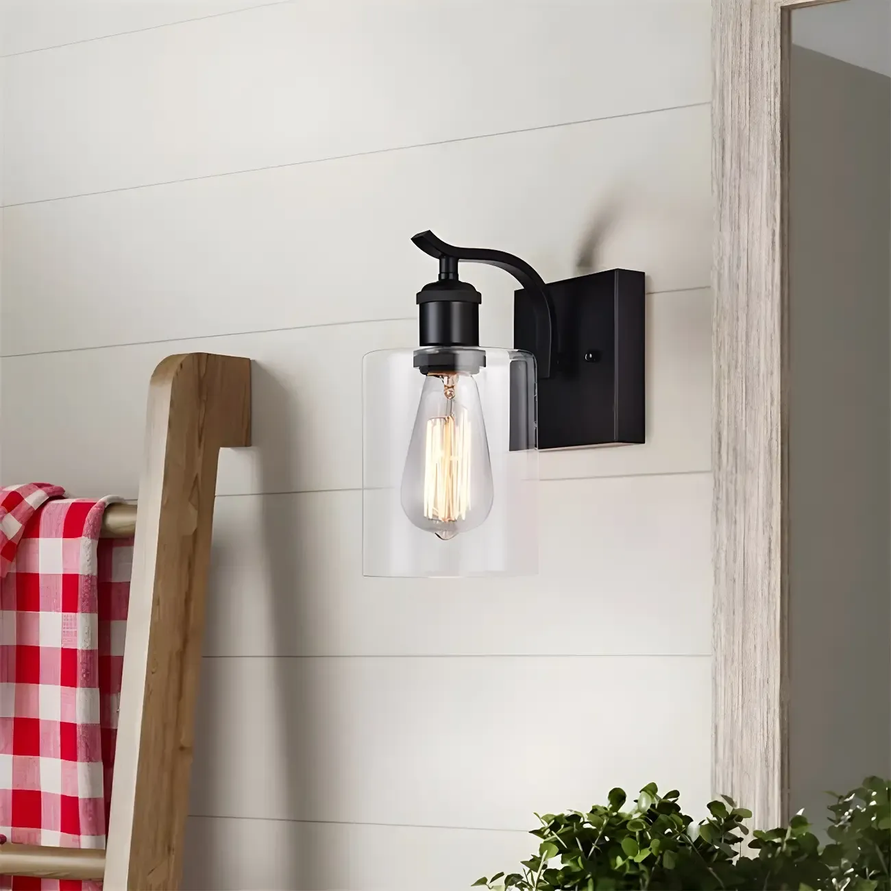 Cylinder Industrial Vanity Light for Bathroom Decor Image - 3