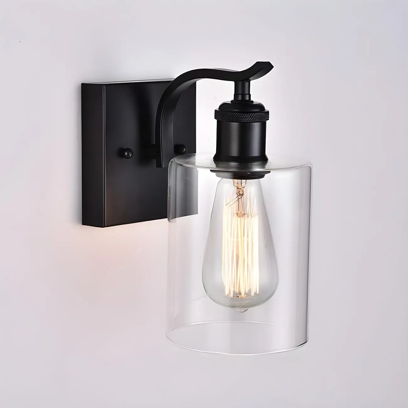 Cylinder Industrial Vanity Light for Bathroom Decor Image - 6 | homeyfad
