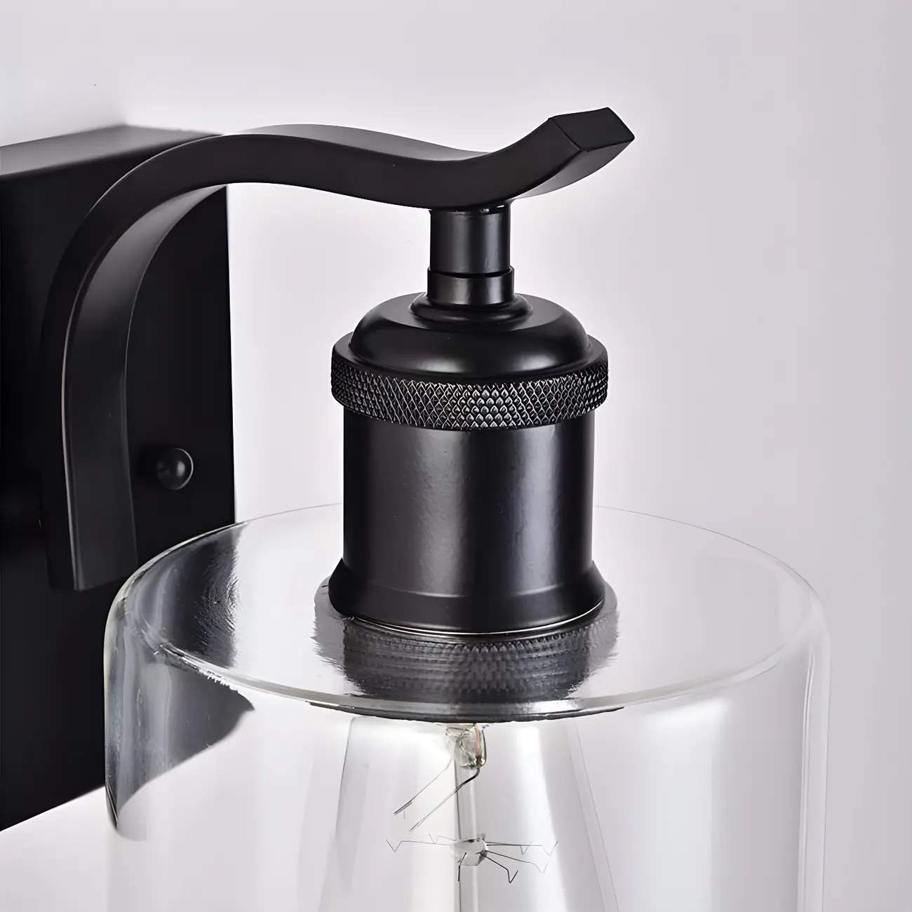 Cylinder Industrial Vanity Light for Bathroom Decor Image - 8 | homeyfad