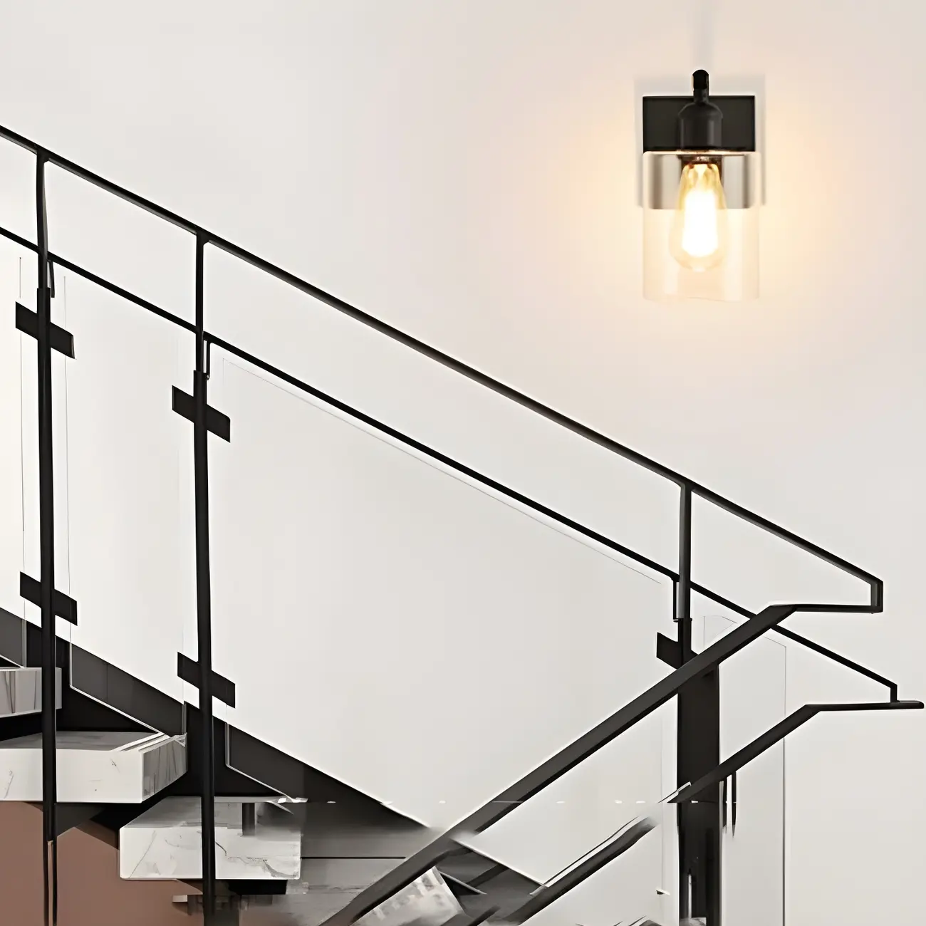 Cylinder Industrial Vanity Light for Bathroom Decor Image - 12 | homeyfad