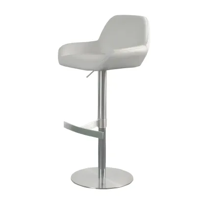 Glossy Metal Bucket Swivel Adjustable Bar Stools Image - 16