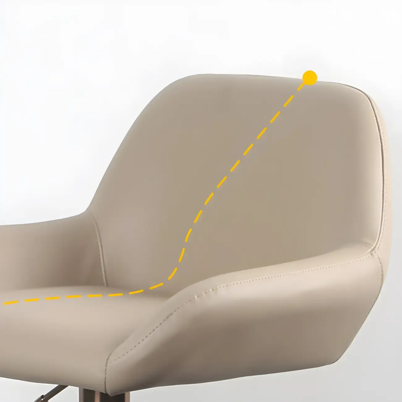 Glossy Metal Bucket Swivel Adjustable Bar Stools Image - 6