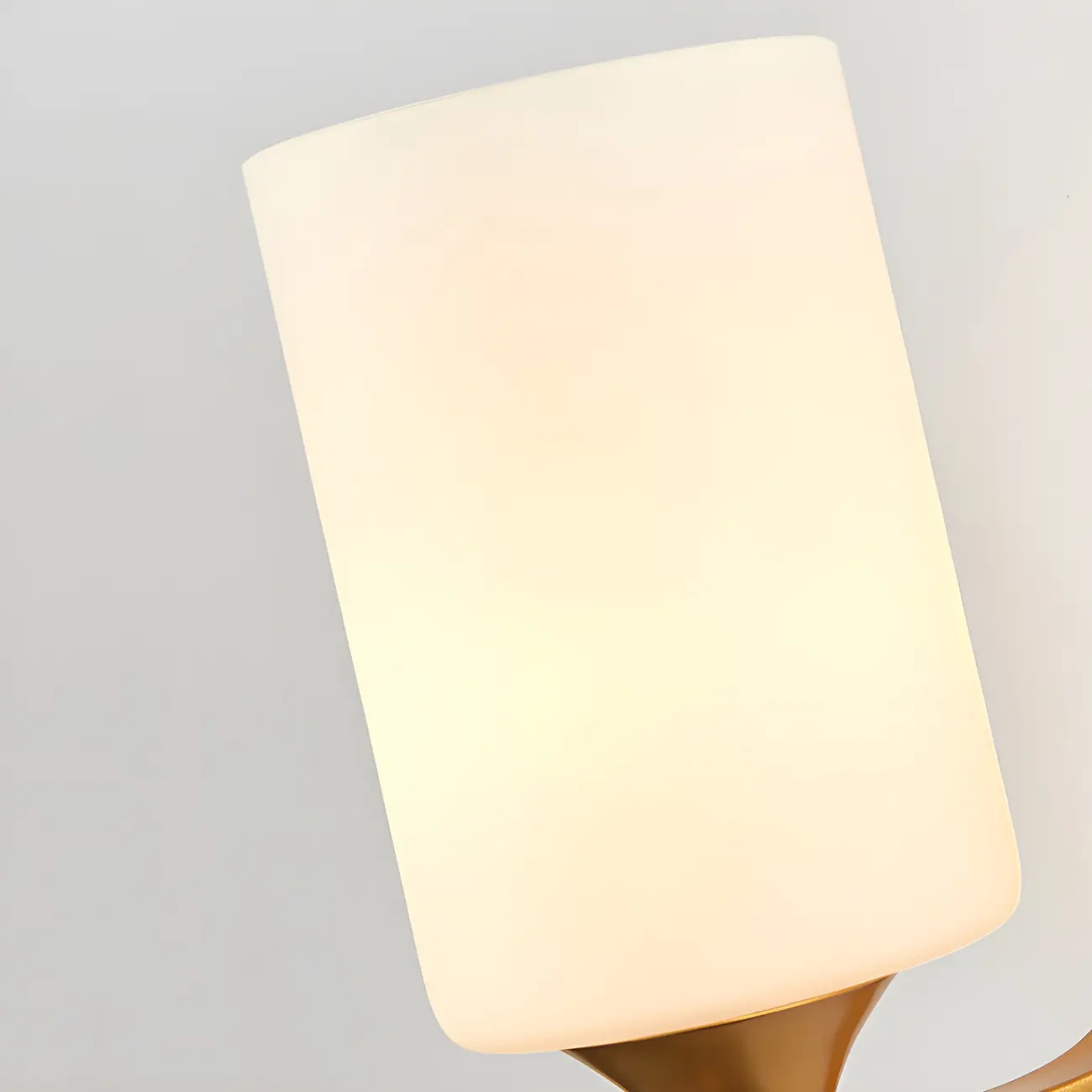 Gold Modern Cylinder Glass Shade Bathroom Vanity Light | homeyfad