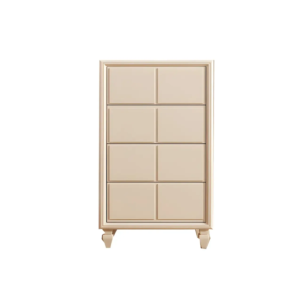 Modern White Wooden Dressers & Chests with Drawers Image - 3