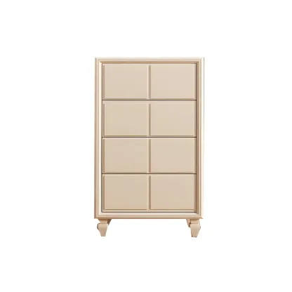 Modern White Wooden Dressers & Chests with Drawers Image - 3