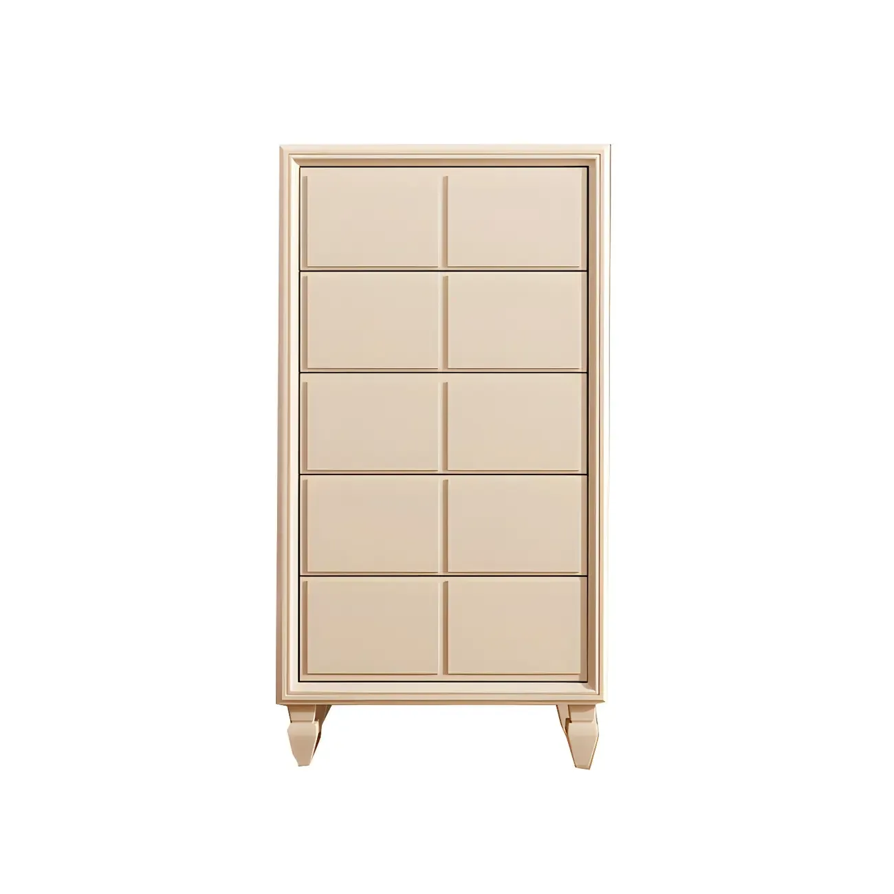 Modern White Wooden Dressers & Chests with Drawers Image - 5