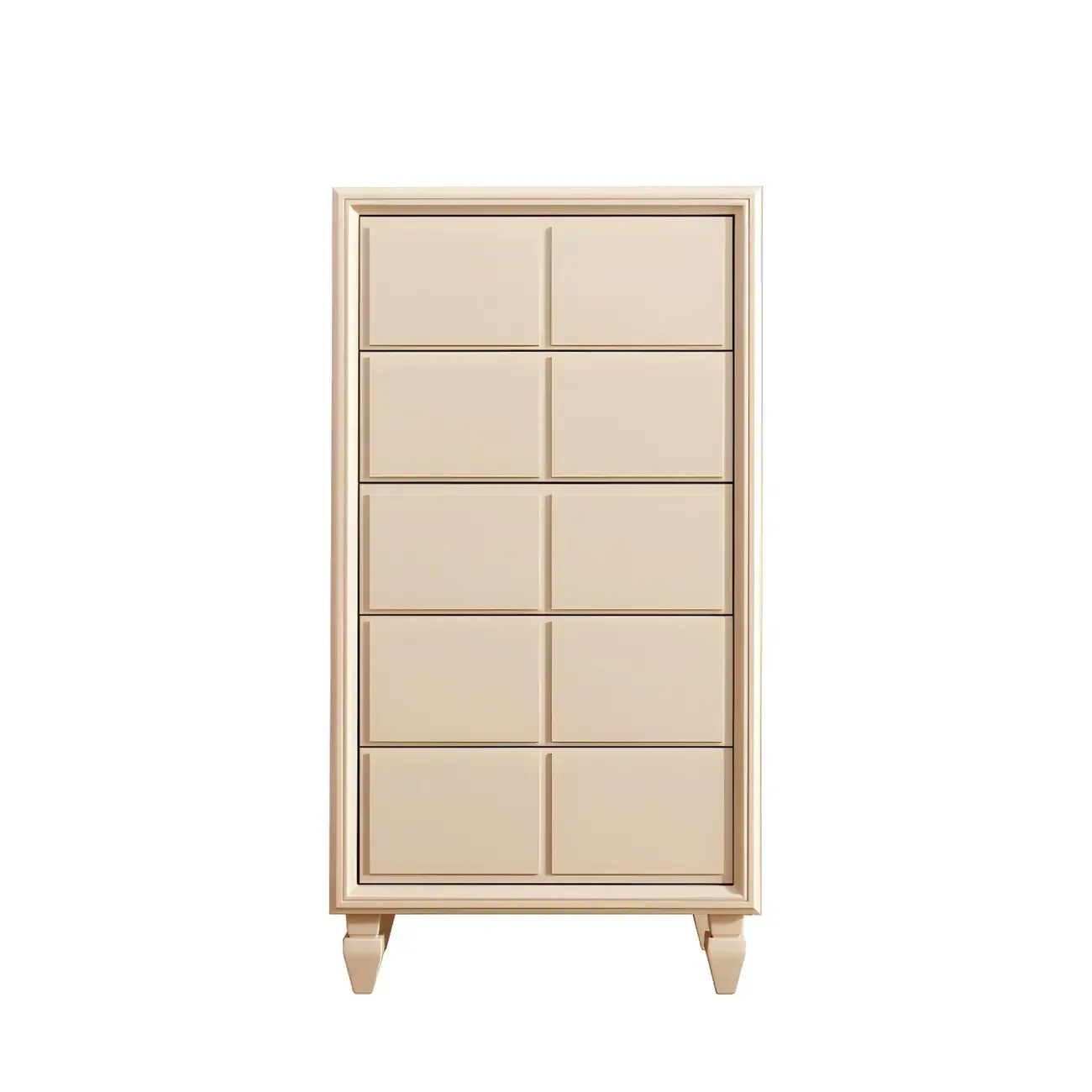 Modern White Wooden Dressers & Chests with Drawers Image - 8