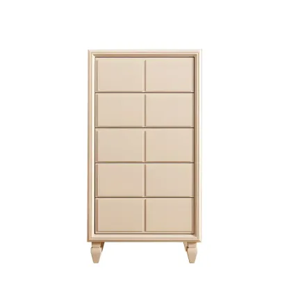 Modern White Wooden Dressers & Chests with Drawers Image - 8