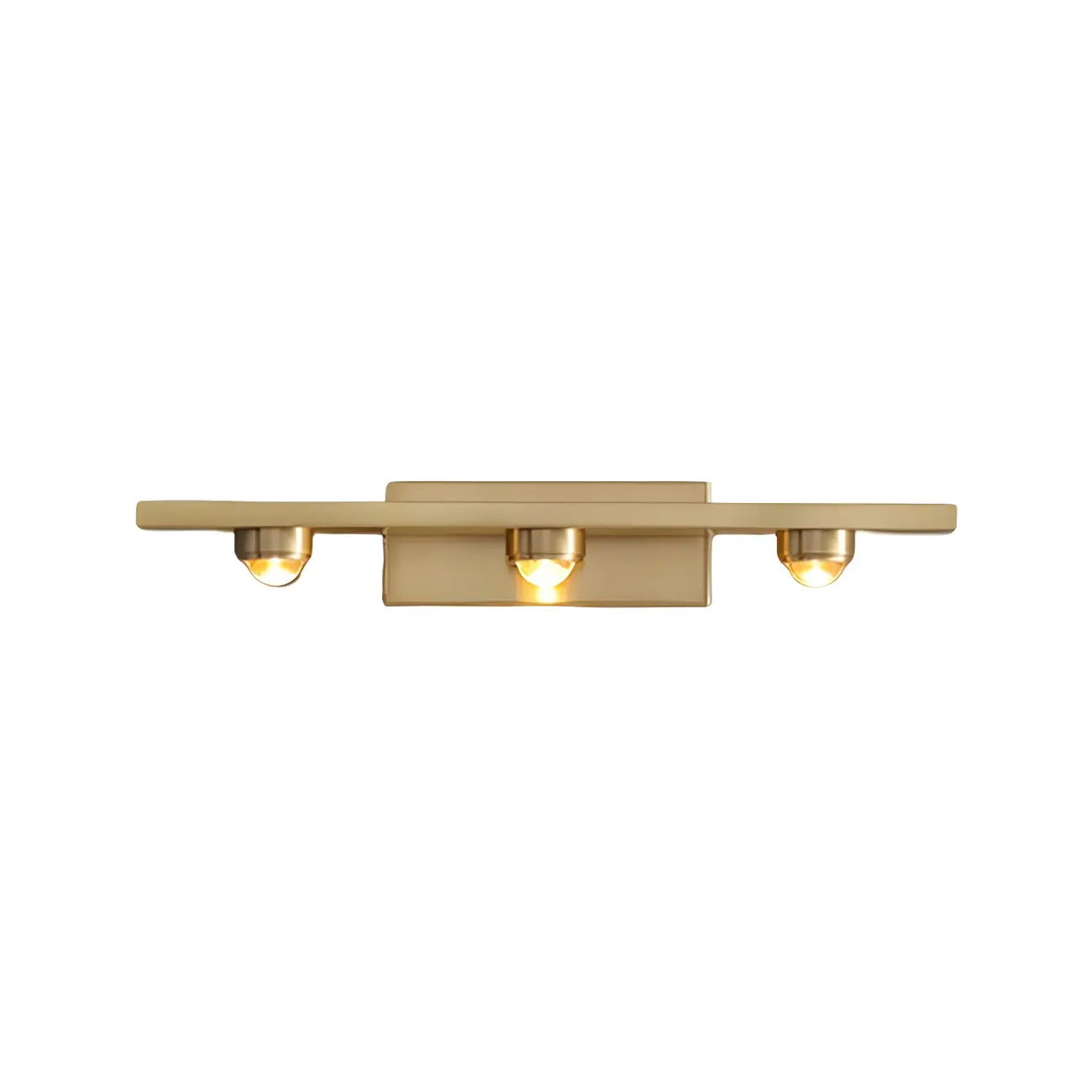 Modern Solid Brass Vanity Light with Metal Shade for Bathroom Image - 10 | homeyfad