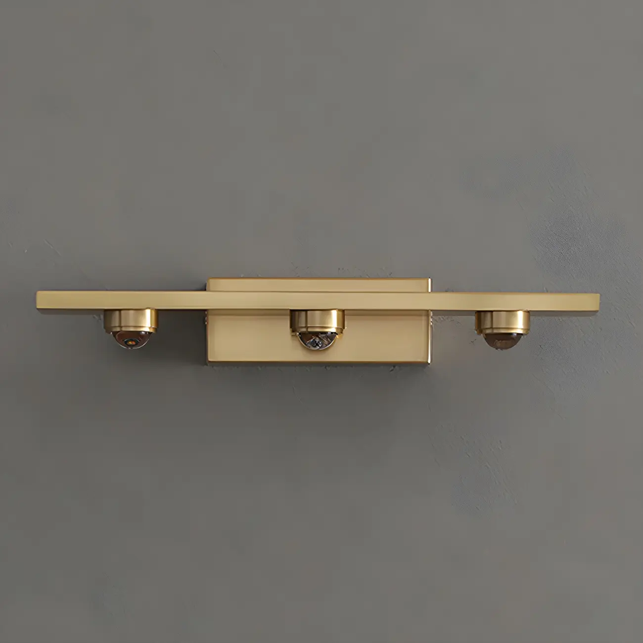 Modern Solid Brass Vanity Light with Metal Shade for Bathroom Image - 12 | homeyfad