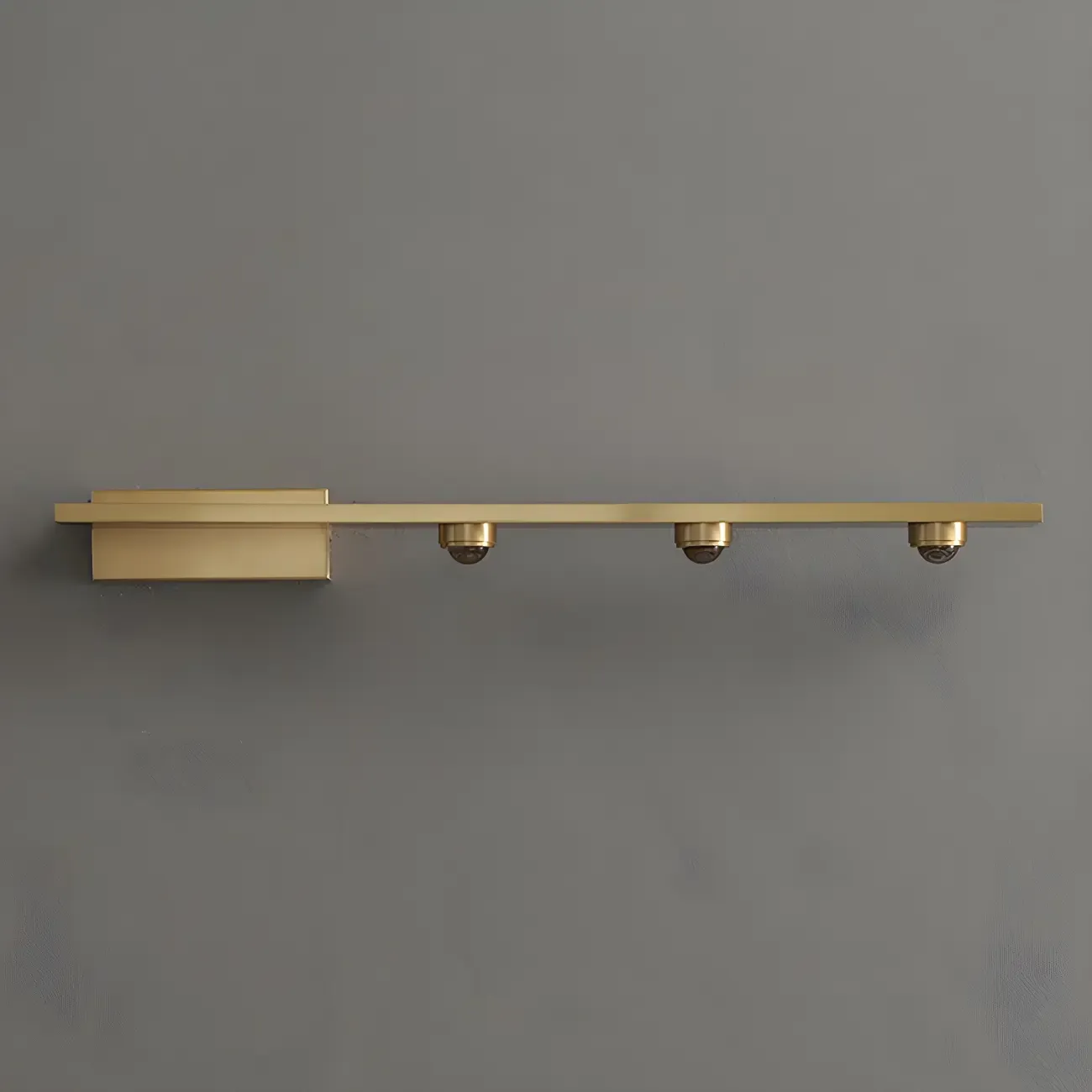 Modern Solid Brass Vanity Light with Metal Shade for Bathroom Image - 13