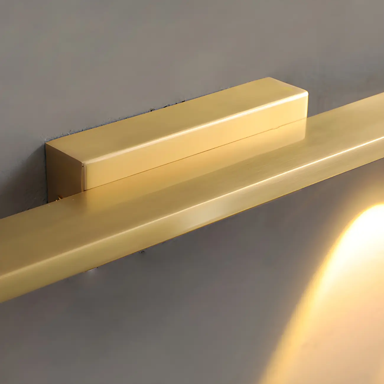 Modern Solid Brass Vanity Light with Metal Shade for Bathroom Image - 14 | homeyfad