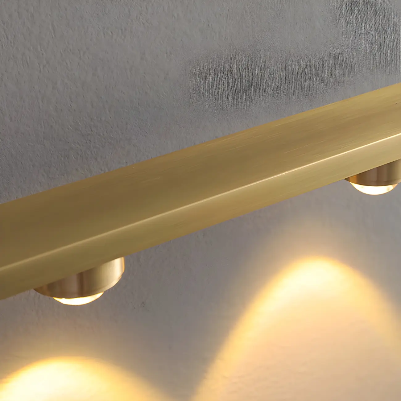 Modern Solid Brass Vanity Light with Metal Shade for Bathroom Image - 15 | homeyfad