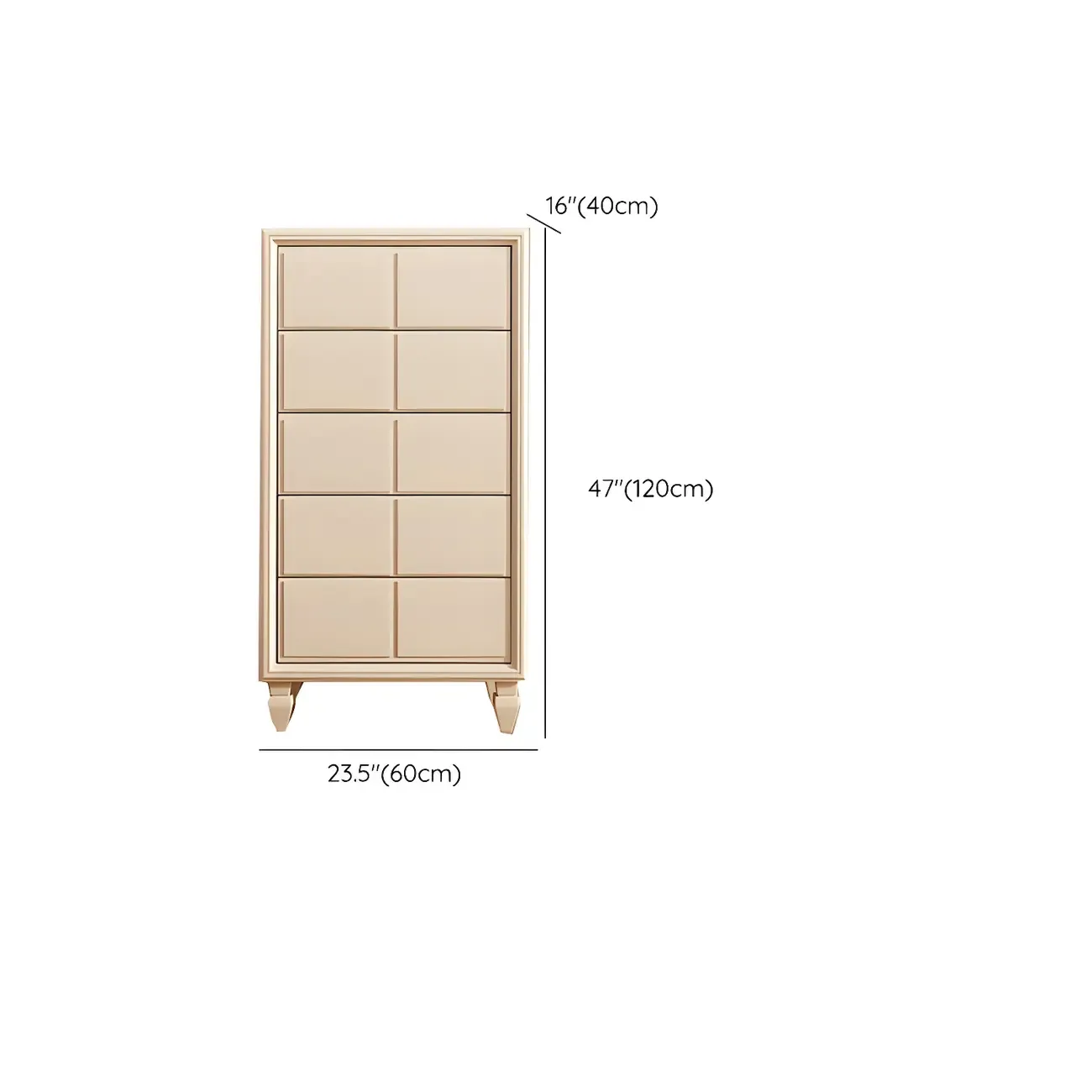 Modern White Wooden Dressers & Chests with Drawers Image - 14