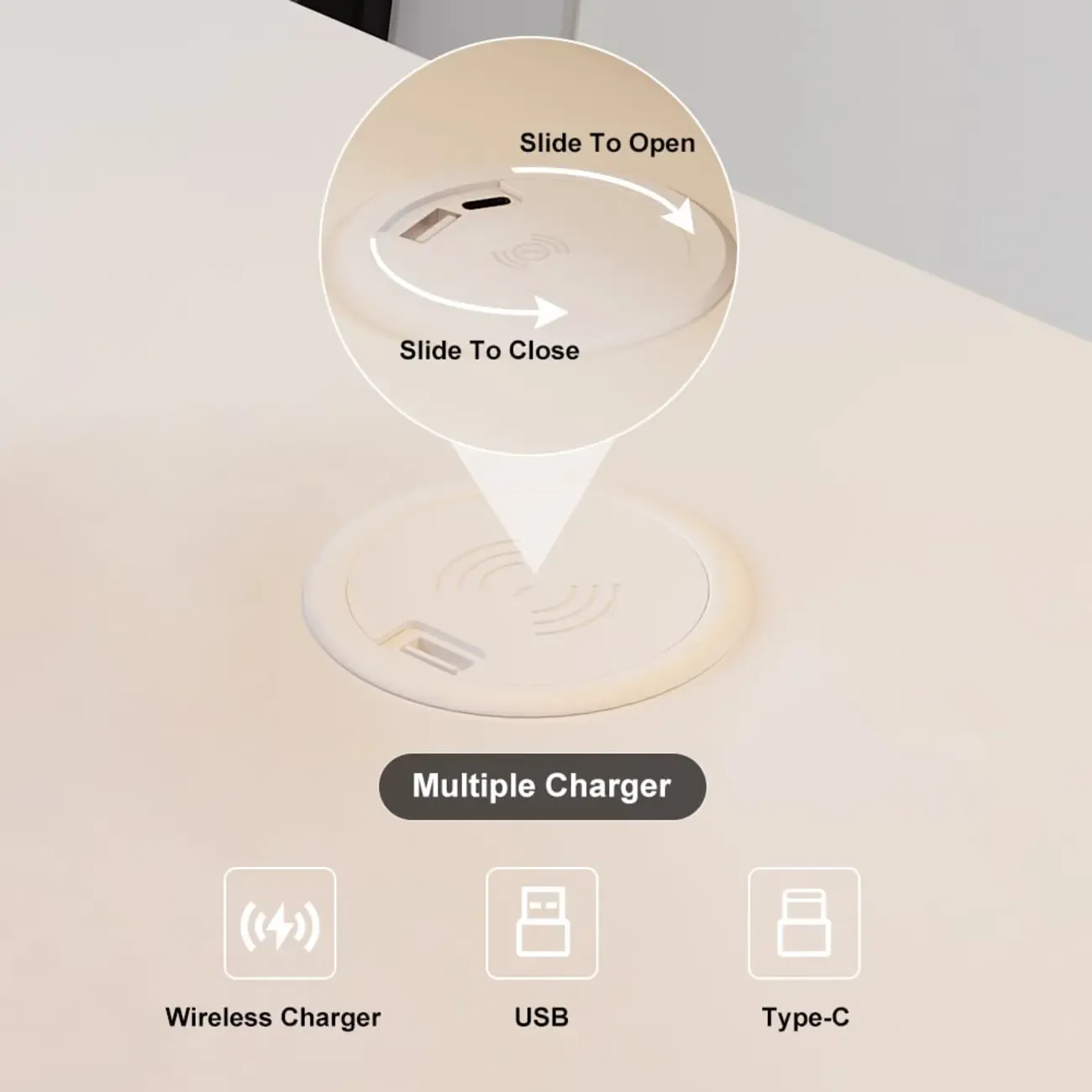 Compact White Wooden Cube Side Table with Open Shelf Image - 8