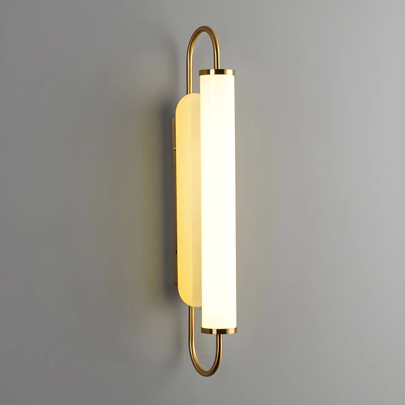 Modern Gold LED Tube Vanity Light for Bathroom Image - 8