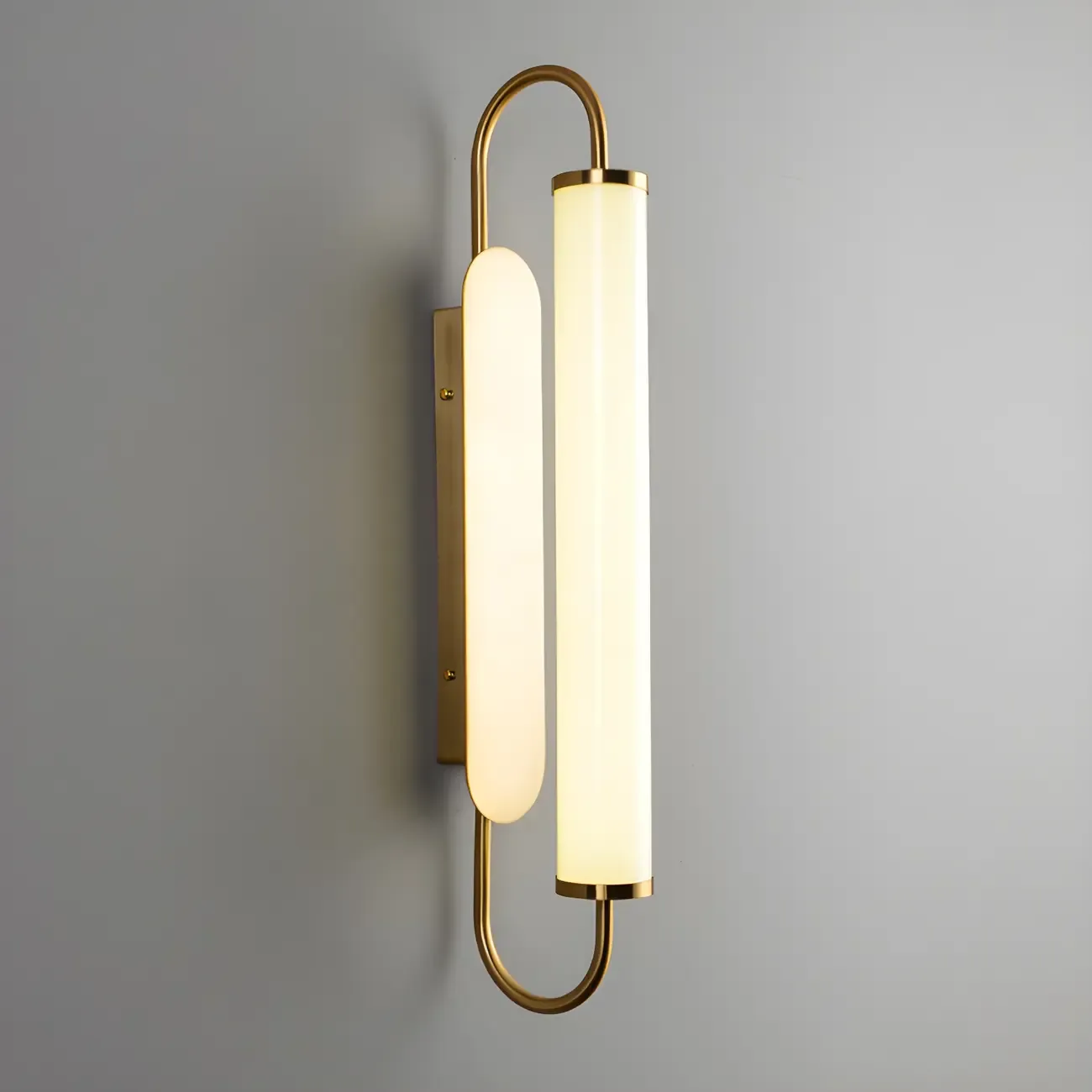 Modern Gold LED Tube Vanity Light for Bathroom Image - 9