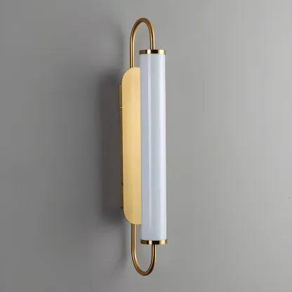 Modern Gold LED Tube Vanity Light for Bathroom Image - 10