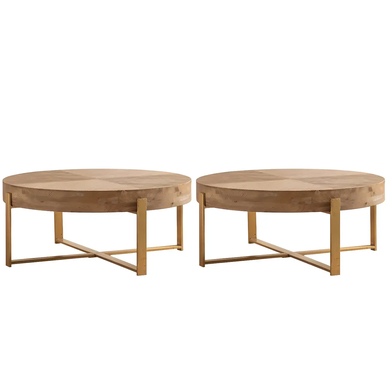 Rustic Square Distressed Wood Side Table with Open Storage Image - 20 | homeyfad