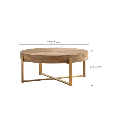 Rustic Square Distressed Wood Side Table with Open Storage Image - 25