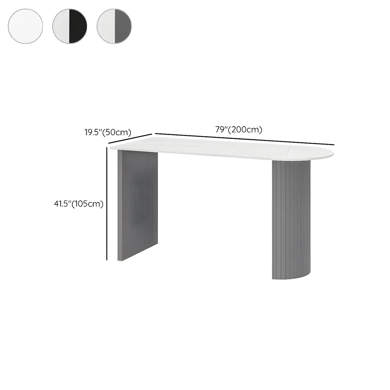 Modern White Free Form Wood Ribbed Metal Bar Tables Image - 14 | homeyfad